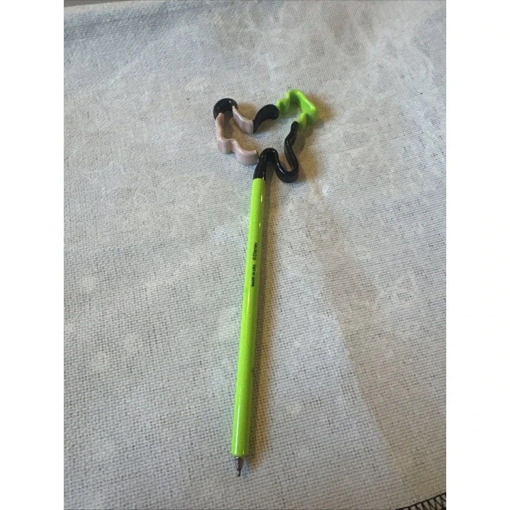 Walt Disney World Green Goofy Shaped Outline Stick Pen No Ink Made In USA VTG